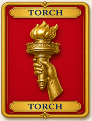 Torch honor tile